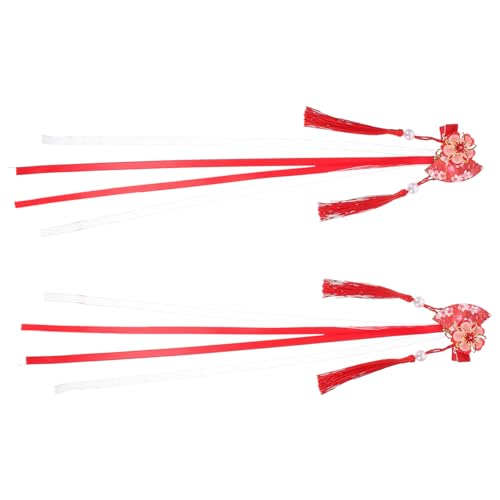 HAPINARY Haarspangen Mit Blumenquaste Und Schleife 2 Stück Japanisches Design Für Den Schicken Damen-look HAPINARY Haarspangen Mit Blumenquaste Und Schleife 2 Stück Japanisches Design Für Den Schicken Damen-look von HAPINARY