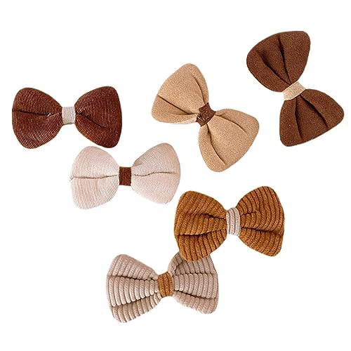 HAPINARY Haarspangen Mit Cartoon- 6 Stück Haarnadel Kopfbedeckung Schleifen Haar-accessoires Für Mädchen Von 4–6 von HAPINARY