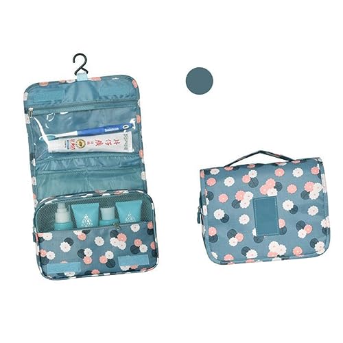 HAPINARY Hängende Kosmetiktasche Aus Polyester Reise-Make-up-Tasche Mit Organizer-Taschen Und Haken Für Damen Und Mädchen von HAPINARY