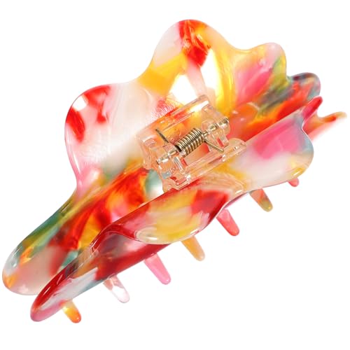 HAPINARY Große Haarspange Für Damen Rutschfeste Haarklammer Hochwertigem Material Dekorative Clip Für Hochzeiten Partys Und Alltag Tropisches von HAPINARY