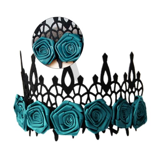 HAPINARY Halloween-Krone halloween haarreif halloween headband Haarschmuck für Frauen Abschlussball Halloweenkostüm Tiara Halloween-Maskerade-Dekoration Halloween-Haarband Erwachsener Stoff von HAPINARY