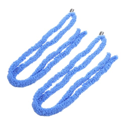 HAPINARY Handgefertigte Blaue Locs Aus Dicker Wolle Mit Clips Zum Flechten Und Stylen Von Haaren Für Frauen Und Männer von HAPINARY