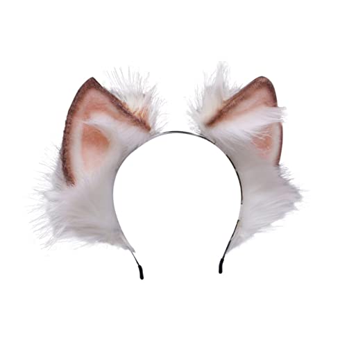 HAPINARY Plüsch Stirnband Für Kinder Und Frauen Tierohr Haarband Für Festivals Und Abschlussbälle Kopfbedeckung Für Alltag Und Partys von HAPINARY