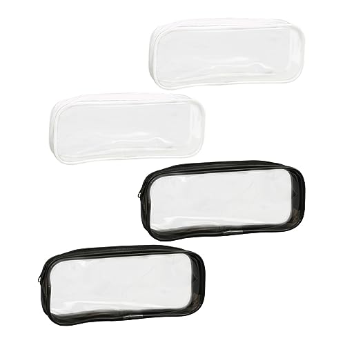 HAPINARY Kleine Transparente Kosmetiktasche Travel Cosmetic Tasche Durchsichtige Make Up Tasche Tragbare Kosmetiktasche Schreibwaren-Organizer Für Täglichen Gebrauch von HAPINARY