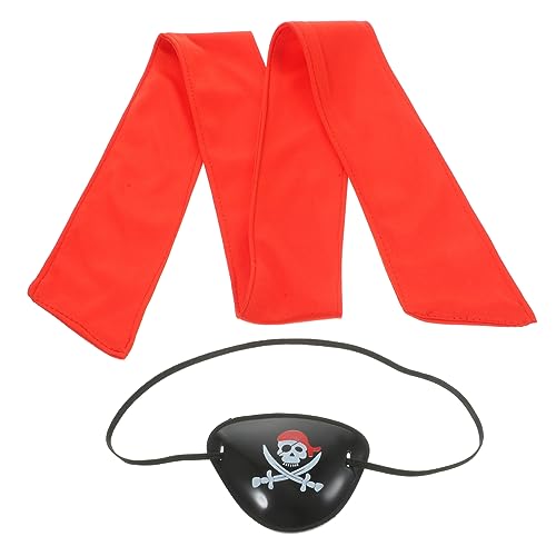 HAPINARY Hijab 1 Satz Piratenkostüm halloween geschenke Piratenparty, Karneval, Cosplay Cosplay-Augenklappen Haargummi Halloweenkostüm Piraten-Accessoires für Frauen bilden Schal von HAPINARY