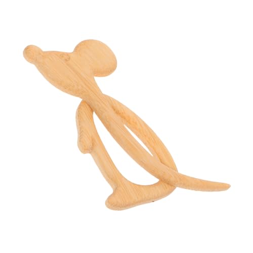 HAPINARY Holz Brosche mit Tiermuster Kreative Form Leichter Anstecker für Damen Vielseitig als Schal und Jackenpin Nachhaltiges Holzdesign für Kleidung Rucksack und Pullover von HAPINARY