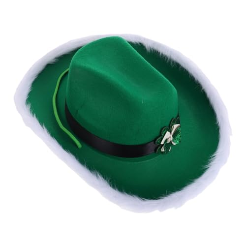 HAPINARY Stylischer Irischer Festivalhut Für Patrick's Day Unisex Vielseitig Einsetzbar Mit Einzigartigen Fransen Für Partys Und Feiern von HAPINARY