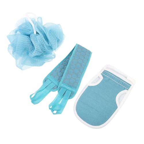 HAPINARY Japanisches Peeling-badetuch-set 1 Set Mit Peeling-handschuhen Für Die Dusche Rückenschrubber Tragbares Badetuch Für Den Wohnheimgebrauch von HAPINARY