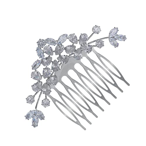 HAPINARY Kamm Haarspangen für Damen Kopfschmuck für die Braut haarschmuck Tiara Brautkopfschmuck für die Hochzeit Hochzeitskopfschmuck Tropfenform Kopfbedeckung Strass von HAPINARY