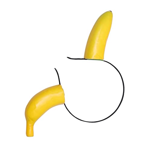 HAPINARY Party Banana Haarschmuck Lustiger Haarreifen Für Performances Und Cosplay Leicht Und Stabil Dekoration Für Mottopartys Und Fotoshootings von HAPINARY