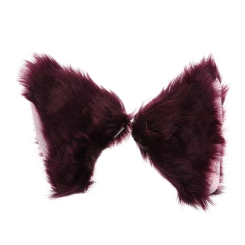 HAPINARY Katzenohren Haarreif Aus Plüsch Katzenohren Haarspange Für Party Cartoon Katzenohr Kopfbedeckung Mit Haarspange Für Junge Mädchen Und Erwachsene von HAPINARY