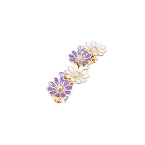 HAPINARY Kleine Haarspangen Mit Blumenmuster Haarspange Legierung Modisches Haar Accessoire Für Mädchen Und Frauen Leicht Für Alltag Und Besondere Anlässe von HAPINARY