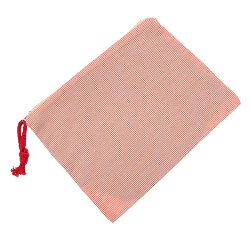 HAPINARY Kosmetiktasche Damen Tragbare Make Up Tasche Gittermuster Großes Fassungsvermögen Organizer für Reisen von HAPINARY