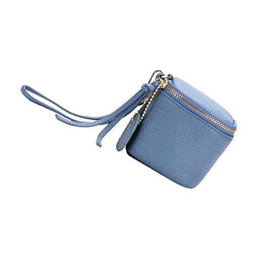 HAPINARY Lippenstifttasche Aus Pu-Leder Mit Reißverschluss Kosmetiktasche Für Damen Leicht Und Tragbar Zur Aufbewahrung Von Kleinteilen Für Täglichen Gebrauch Und Reisen von HAPINARY