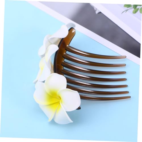 HAPINARY Kopfschmuck für die Braut hawaiianische Blütenblätter für die Hochzeit Brauthaarzubeh?r hochzeitshaar schmuck wedding hair accessories Haarklammer haarschmuck Kamm von HAPINARY