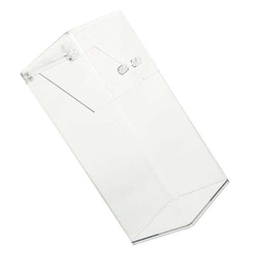 HAPINARY Kosmetik Aufbewahrungsbox Mit Deckel Acryl Make-up Pinselhalter Organizer Für Schminkpinsel Und Beauty Zubehör Transparente Lagerung Eimer von HAPINARY