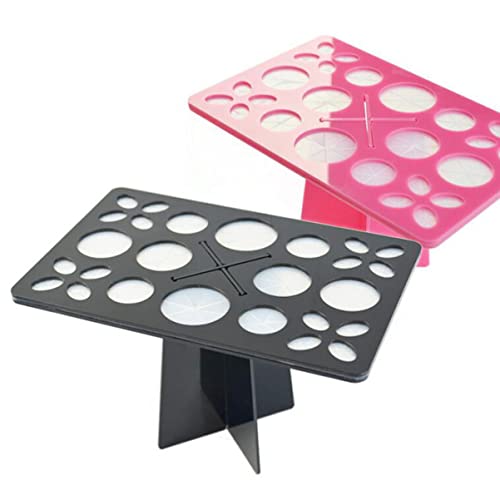 HAPINARY Make-up-pinselhalter Aus Acryl Kosmetikpinselständer Mit Löchern Organizer Für Make-up-bürsten Zum Trocknen Und Aufbewahren Von Schminkpinseln von HAPINARY