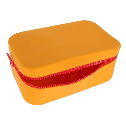 HAPINARY Silikon-Kosmetiktasche Kulturbeutel Für Reisen Make-up-Tasche Mit Reißverschluss Praktische Aufbewahrungstasche Für Damen von HAPINARY