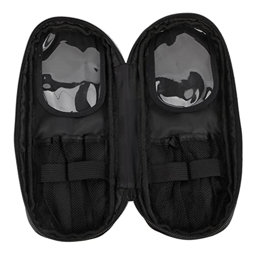 HAPINARY Große Kapazität Kosmetiktasche Für Makeup Pinsel Wasserdichter Tragbarer Organizer Schwarzem Canvas Für Makeup-Werkzeuge Mit Reißverschluss Für Und Tägliche Anwendung von HAPINARY