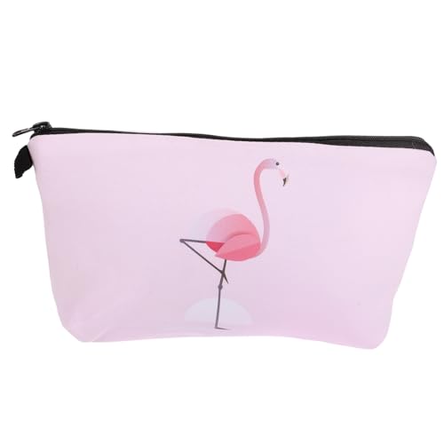 HAPINARY Tragbare Make-up-Tasche Reise-Kosmetikkoffer Flamingo-Make-up-Tasche Kulturbeutel Make-up-Organizer-Tasche Für Damen von HAPINARY