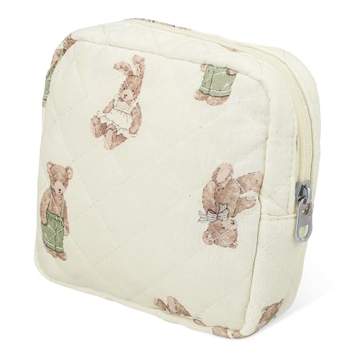 HAPINARY Kosmetiktasche Für Damen Süße Make-up-Tasche Kleine Kulturbeutel Mit Reißverschluss Organizer Für Reisen Und Alltag Aus Robustem Polyester von HAPINARY