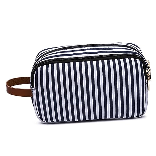HAPINARY Kosmetiktasche Groß Mit Reißverschluss Für Reise Make-up Organizer Tasche Aus Canvas Für Frauen Mädchen von HAPINARY