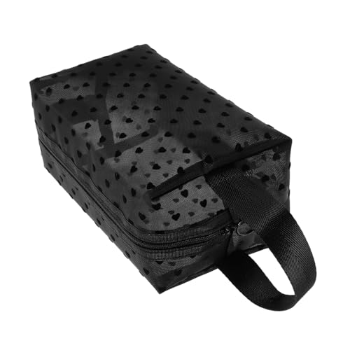 HAPINARY Netz-Kosmetiktasche Für Reise Tragbar Und Leicht Mit Reißverschluss Aus Nylon-netzmaterial Für Make-up-aufbewahrung Geeignet Für Damen Und Unterwegs von HAPINARY