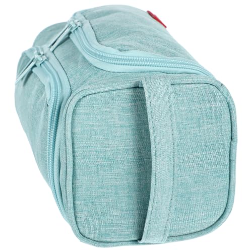 HAPINARY Kosmetiktasche Im Einfachen Stil Tragbare Stiftebehälter Multifunktionale Aufbewahrungstasche Mit Reißverschluss Für Reise Und Organisation von HAPINARY