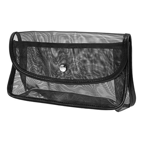 HAPINARY Transparente Mesh Kosmetiktasche Multifunktionale Reise-Make-up-Bag Mit Magnetverschluss Für Damen Große Kapazität Und Praktischen Organizer Für Unterwegs von HAPINARY