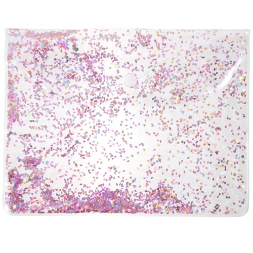 HAPINARY Transparente Reise-Make-up-Tasche Make-up-pinseltasche Kosmetiktasche Für Damen Mit Knopfverschluss Leicht Zu Transportieren Für Reisen Camping Wandern von HAPINARY