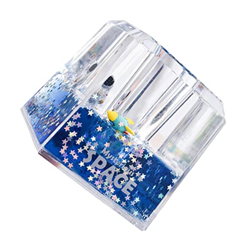 HAPINARY Kreativer Astronaut Pen Holder Mit Quicksand-design Stylischer Stifthalter Für Schreibtisch Als Organizer Für Stifte Und Make-up-pinsel von HAPINARY