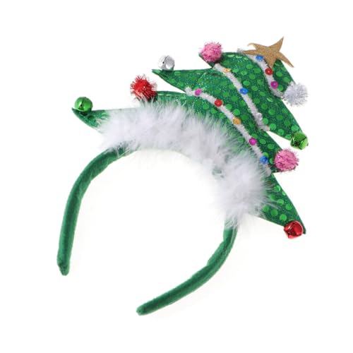 HAPINARY Kreatives Weihnachtsbaum-stirnband Mit Glöckchen Für Junge Mädchen Dekorative Haaraccessoires Für Partys Und Festlichkeiten Leicht Und Komfortabel Für Weihnachten Und von HAPINARY