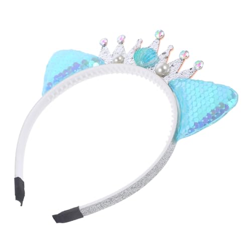 HAPINARY Katzenohr-stirnband Dekoratives Party-haarband Cartoon-pailletten-kopfbedeckung Haltbares Design Für Bühnenkostüm Schickes Haar-accessoire Für Feiertage von HAPINARY