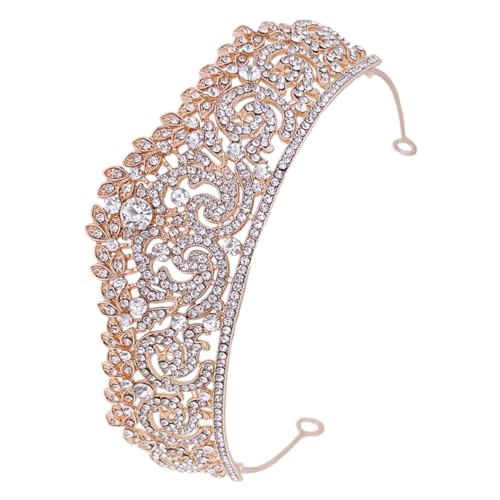 HAPINARY Strass-tiara-kopfschmuck Braut Hochzeit Elegant Romantisch Besondere Anlässe Tragekomfort Langlebig Schmuck von HAPINARY