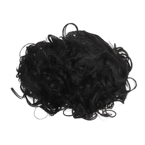 HAPINARY Kurze Lockige Perücke Für Frauen Afro Haar Stil Synthetische Locken Farbige Cosplay Perücke Geeignet Für Festivals Und Kostümpartys von HAPINARY