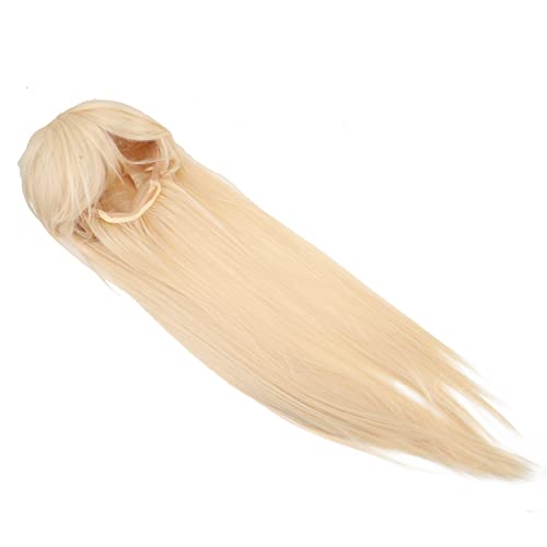 HAPINARY Damen Langhaarperücke Mit Gerade Hitzebeständig Cosplay-style Für Alltag Partys Und Besondere Anlässe Kreative Looks Goldblond von HAPINARY
