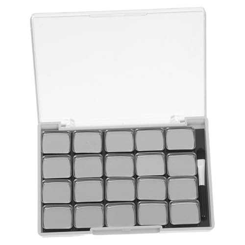 HAPINARY Leere Magnetische Lidschattenpalette mit Verstellbarem Metallfach und Pinsel Wiederbefüllbarer Make-up Organizer mit Transparentem Deckel für Lidschatten Robust und Langlebig HAPINARY Leere Magnetische Lidschattenpalette mit Verstellbarem Metallfach und Pinsel Wiederbefüllbarer Make-up Organizer mit Transparentem Deckel für Lidschatten Robust und Langlebig von HAPINARY