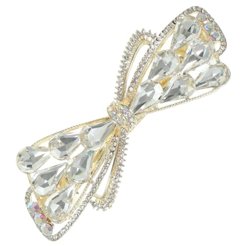 HAPINARY Strass-haarspange Für Mädchen Legierung Und Kristall Robuste Haarspange Dekorative Frühlingshaarspange Damenhaarschmuck Für Party von HAPINARY