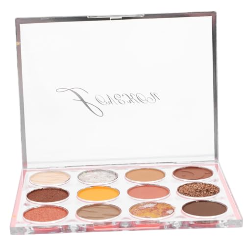 HAPINARY Lidschatten-palette Koreanisches Augen-make-up Lidschattenplatte Nackte Lidschattenpalette Lidschattenpfanne Augen Makeup Pulver Lidschatten-box Bernstein Mädchen von HAPINARY