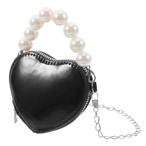 Herzförmige Umhängetasche Für Damen – Modische Kleine Crossbody Bag in Schwarz Ideal Für Partys Hochzeiten Und Besondere Anlässe von HAPINARY