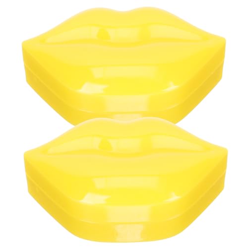 HAPINARY 2 Boxen Tragbare Lippenmasken Feuchtigkeitsspendende Lippenpflegemasken Für Frauen Lippenpflege Gel Pads Wasserfest Für Reisen Und Hause von HAPINARY