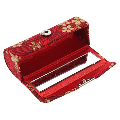 HAPINARY Lippenstiftetui Mit Spiegel Kleiner Lippenstift-organizer Filigraner Einzelner Halter Für Standard-lippenstifthülsen Kompakt Und Leicht Für Damen Zum Mitnehmen von HAPINARY
