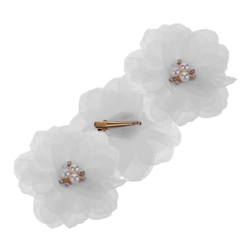 HAPINARY 3stücke Blumen Haarspange Für Mädchen Mit Perlen Verziert Haar Clips Für Alltag Und Anlässe Geschenke von HAPINARY
