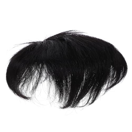 HAPINARY Männer Perücke Haarsystem für Männer Herrenperücken realistisch toupee for men echthaar+perücke Stirnband Kleidung Overhead-Ersatzblock kahles Ersatzhaar Mann Clip Schal Haarteil von HAPINARY