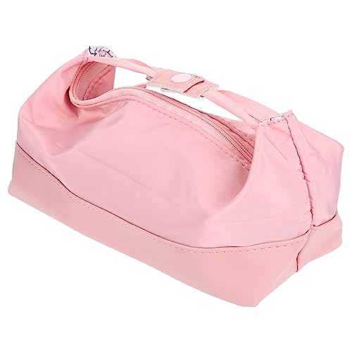 HAPINARY Mäppchen Schulmaterial Für Mädchen Kosmetiktasche Große Bleistifttasche Süße Stifttasche Make-up-Tasche Mit Großer Kapazität Kulturbeutel Veranstalter Hohe Kapazität Rosa Polyester von HAPINARY