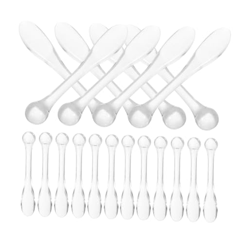 HAPINARY 50stücke Kosmetik Spatel Kleine Make-up Löffel Für Gleichmäßige Anwendung Von Cremes Lotionen Und Augencremes Für Beauty-salons Und Unterwegs Transparent HAPINARY 50stücke Kosmetik Spatel Kleine Make-up Löffel Für Gleichmäßige Anwendung Von Cremes Lotionen Und Augencremes Für Beauty-salons Und Unterwegs Transparent von HAPINARY