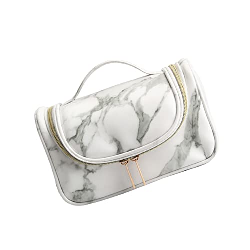 HAPINARY Kosmetiktasche Marmoriert Für Reisen Leicht Und Langlebig Mit Reißverschluss Für Frauen Und Mädchen Kompakt Und Praktisch von HAPINARY