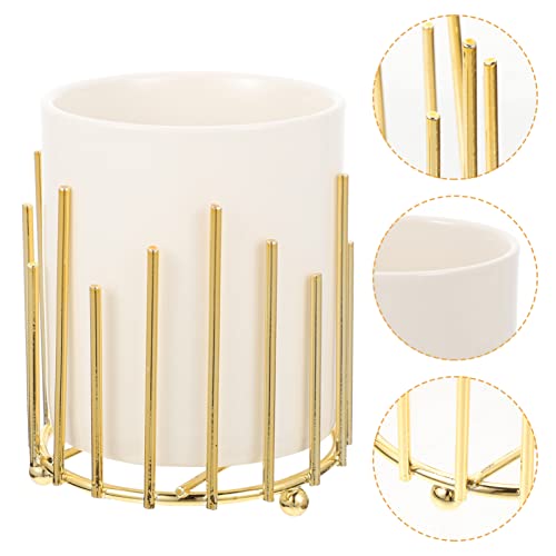 HAPINARY Schreibtisch-stifthalter Für Make-up-pinsel Stiftehalter Organizer Aus Hochwertigem Material Mit Glatten Kanten Dekorativer Aufbewahrungsbecher Für Kleine Gegenstände von HAPINARY