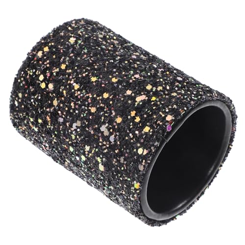 HAPINARY Make-up-pinselhalter Aus Glitzer-material Kleiner Aufbewahrungseimer Für Make-up-pinsel Dekoratives Pinseletui Mit Filigranem Design Für Eyeliner-stifte Und Schminktisch von HAPINARY
