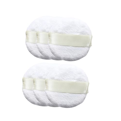 HAPINARY Make-up-schwamm-puff 10 Stück Weich Flauschig Beauty-make-up-puff- Kurzer Plüsch Für Frauen Und Mädchen Weiß Robust Und Sicher Für Make-up von HAPINARY